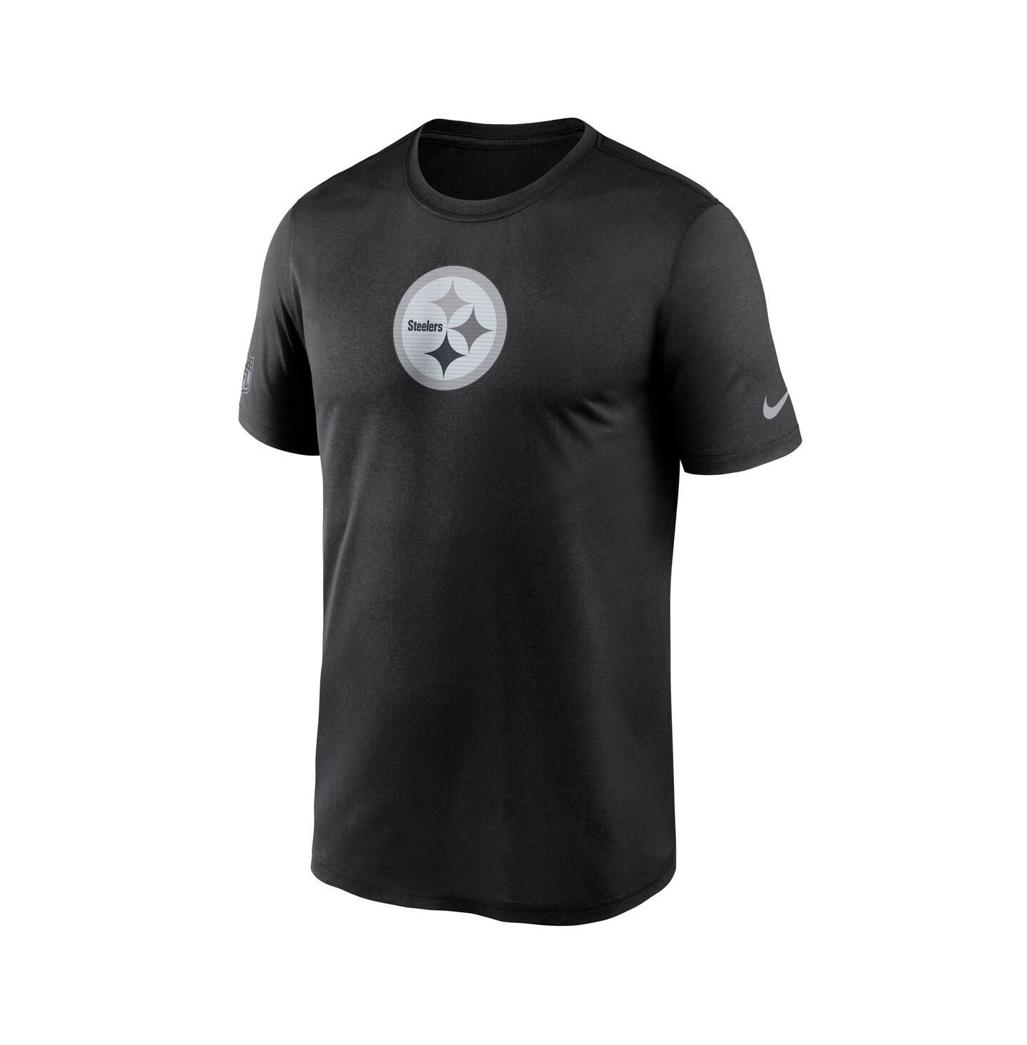 Мужская футболка Nike Black Pittsburgh Steelers Sideline Lead The Charge Legend Dri-FIT — фото 4