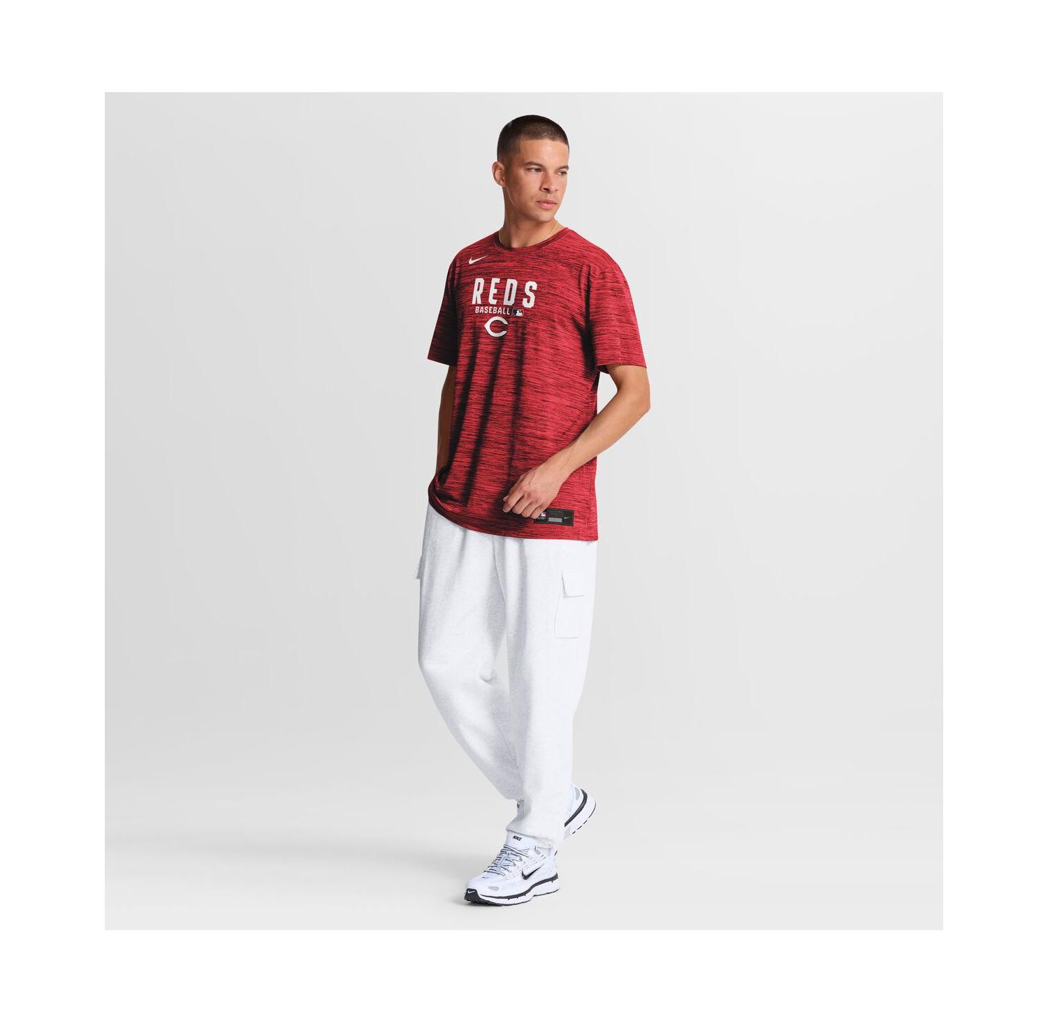 Men's Red Cincinnati Reds Authentic Collection Velocity Dri-FIT T-Shirt