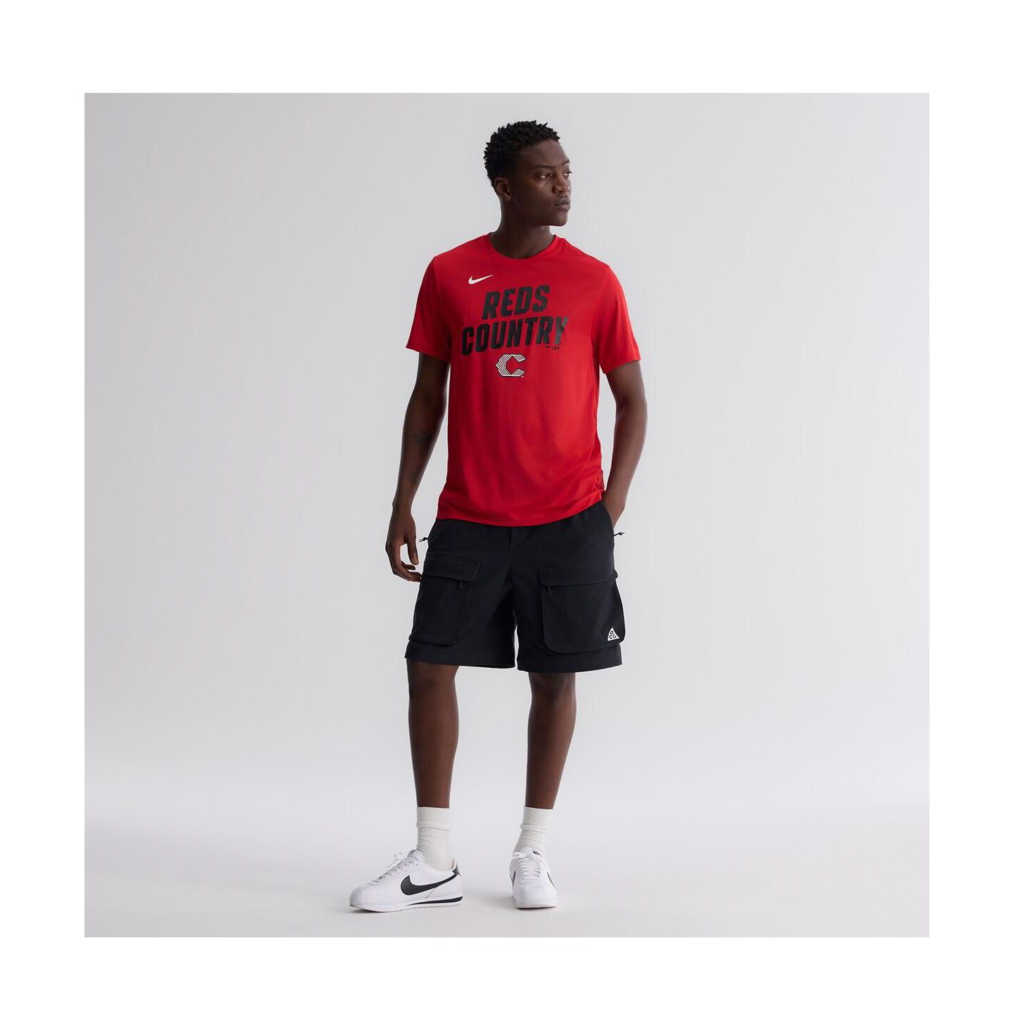 Мужская футболка Nike Red Cincinnati Reds 2026 City Connect Team Phrase Script Dri-FIT — фото 3