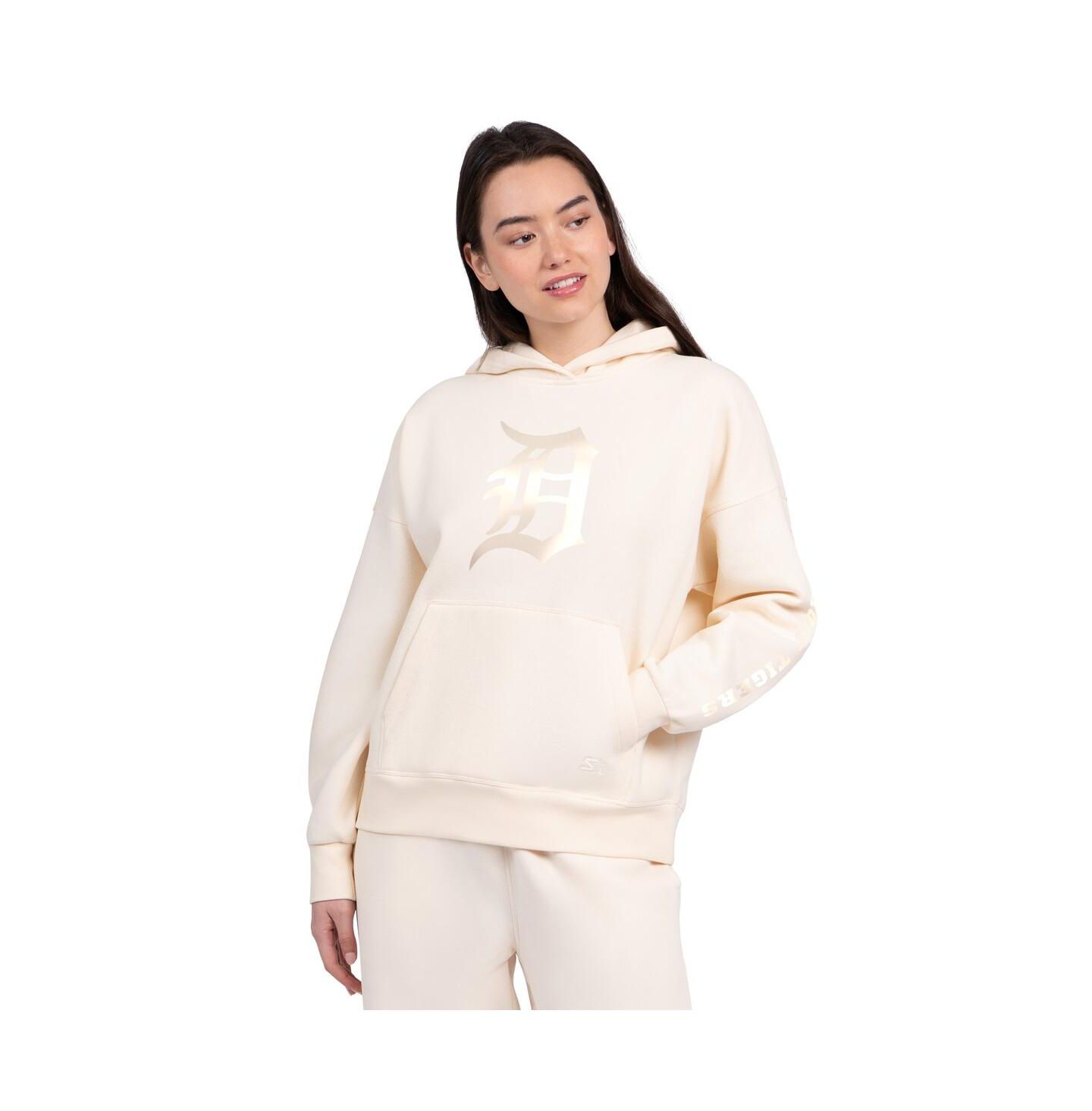 Женское худи Starter Cream Detroit Tigers Pastel Relaxed — фото 1