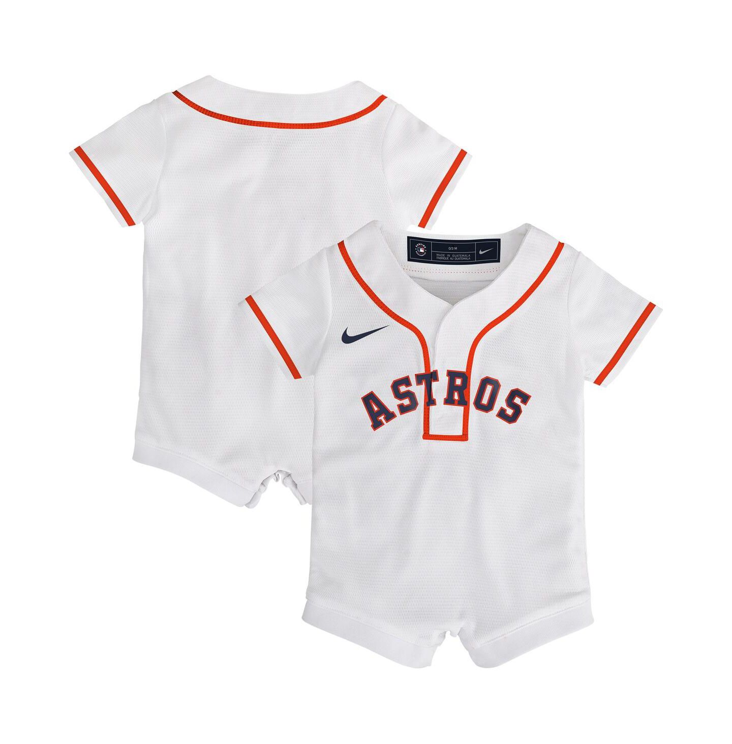 Комбинезон Nike White Houston Astros Home Replica Romper Jersey для малышей — фото 1