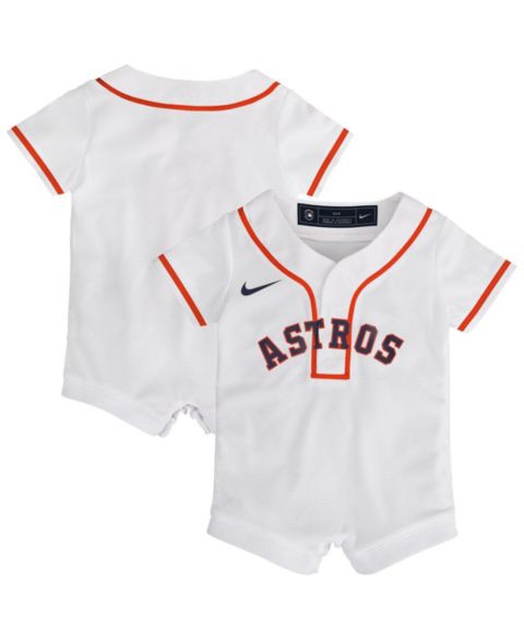 Комбинезон Nike White Houston Astros Home Replica Romper Jersey для малышей