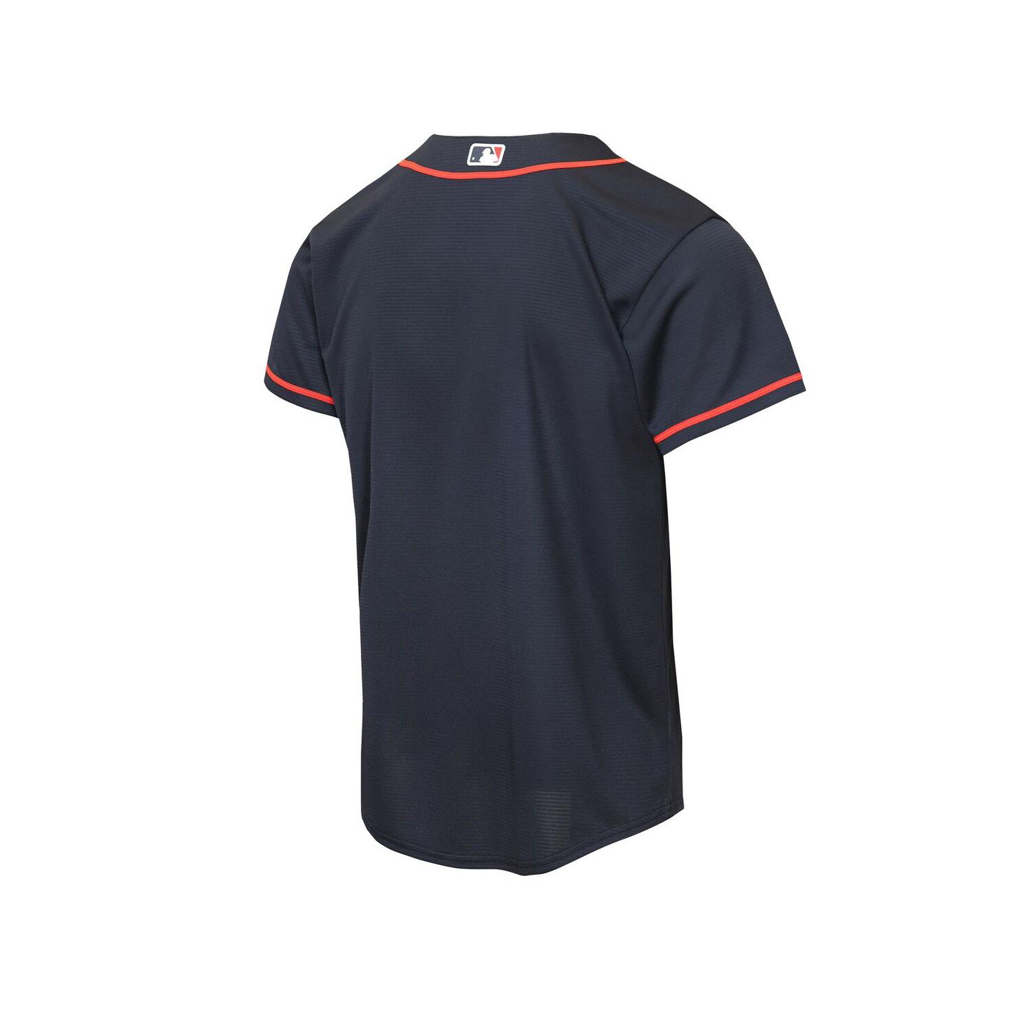 Big Boys and Girls Navy Atlanta Braves Alternate Replica Jersey