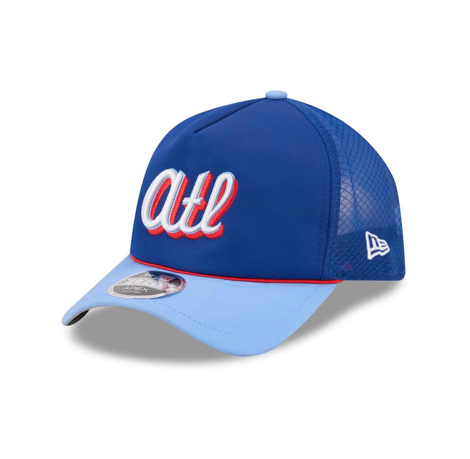 Men's Blue Atlanta Braves 2026 City Connect Apex 9FORTY Adjustable Hat