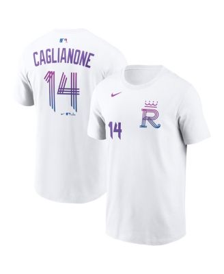 Men's Jac Caglianone&nbsp;White Kansas City Royals 2026 City Connect Name & Number T-Shirt