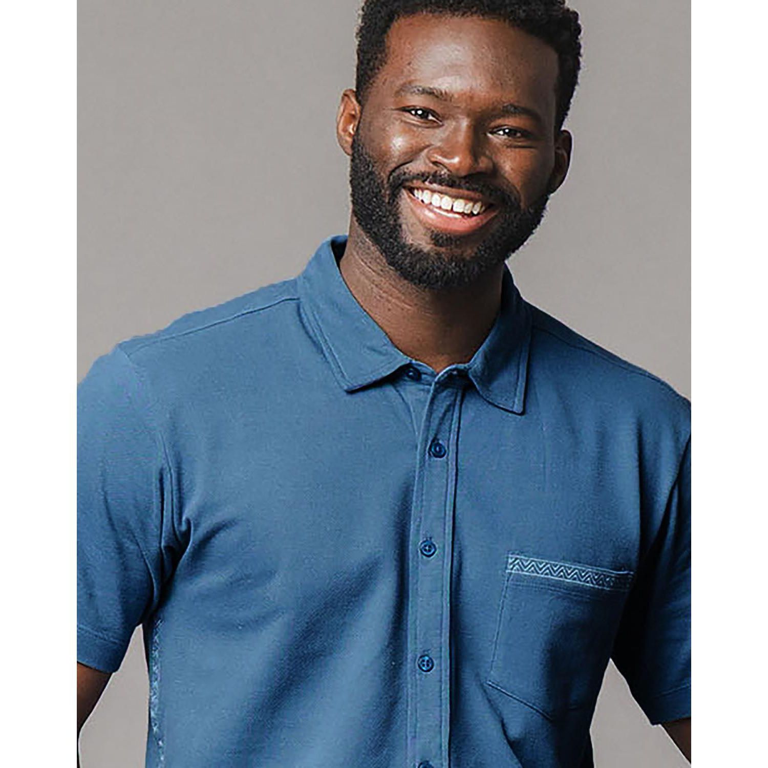 Men's Hope and Henry Organic Pique Short Sleeve Shirt