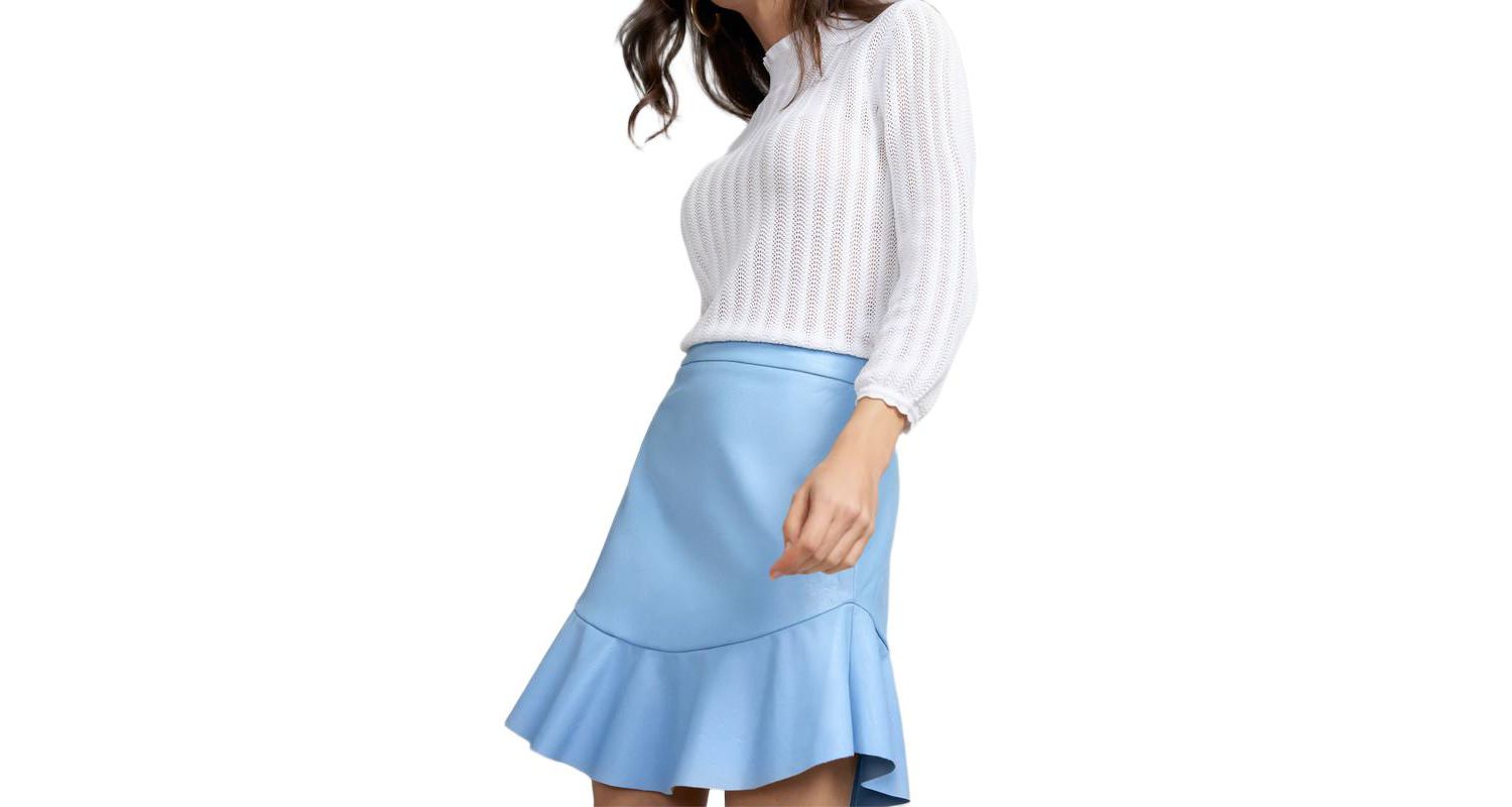 Women's Brianna Faux Leather Skirt