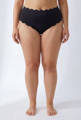 Women's Scallop Trim Swim Brief