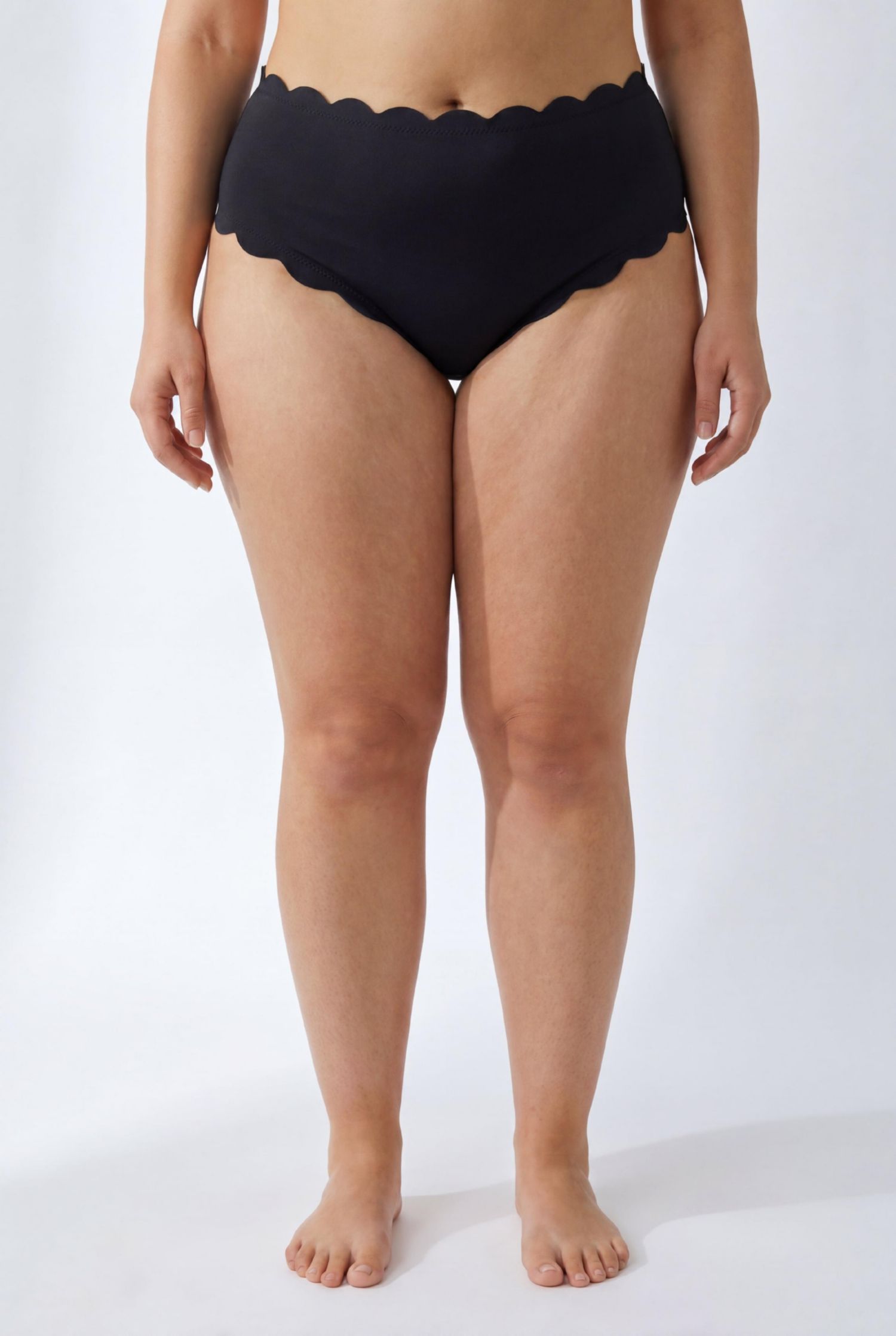 Women's Scallop Trim Swim Brief