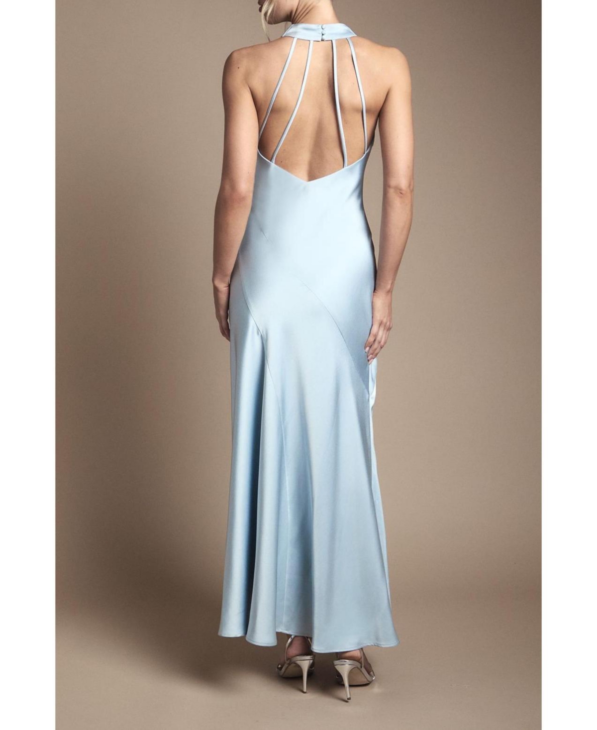 Oasis Women's Satin Maxi Bridesmaid Dress