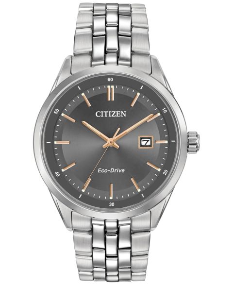 Мужские часы Citizen Eco-Drive Stainless Steel Bracelet Watch 41mm BM7251-53H