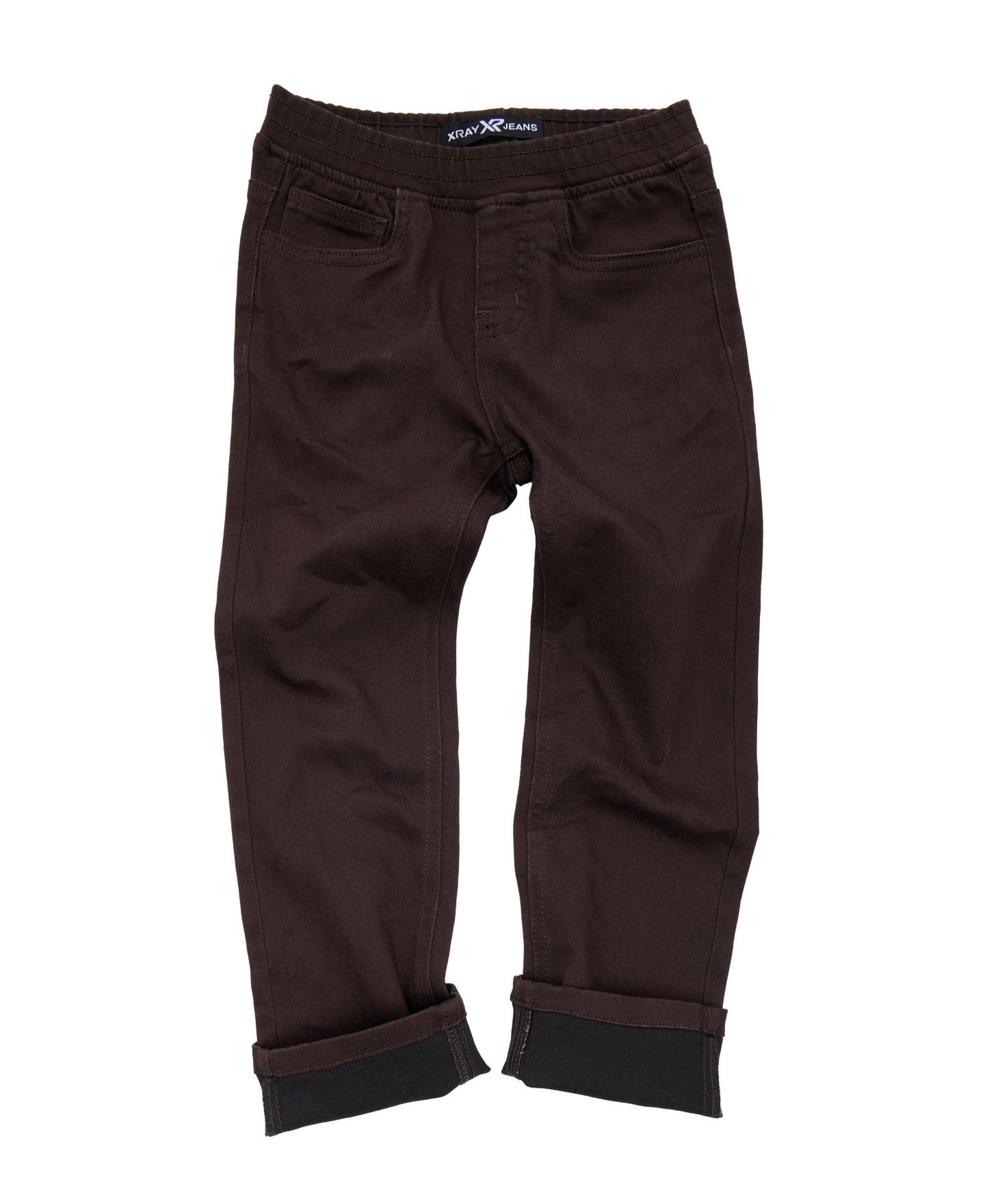 Брюки XRAY X RAY Elastic Waist Five Pocket Commuter Pants для мальчиков-малышей, цвет: Шоколадный — фото 3