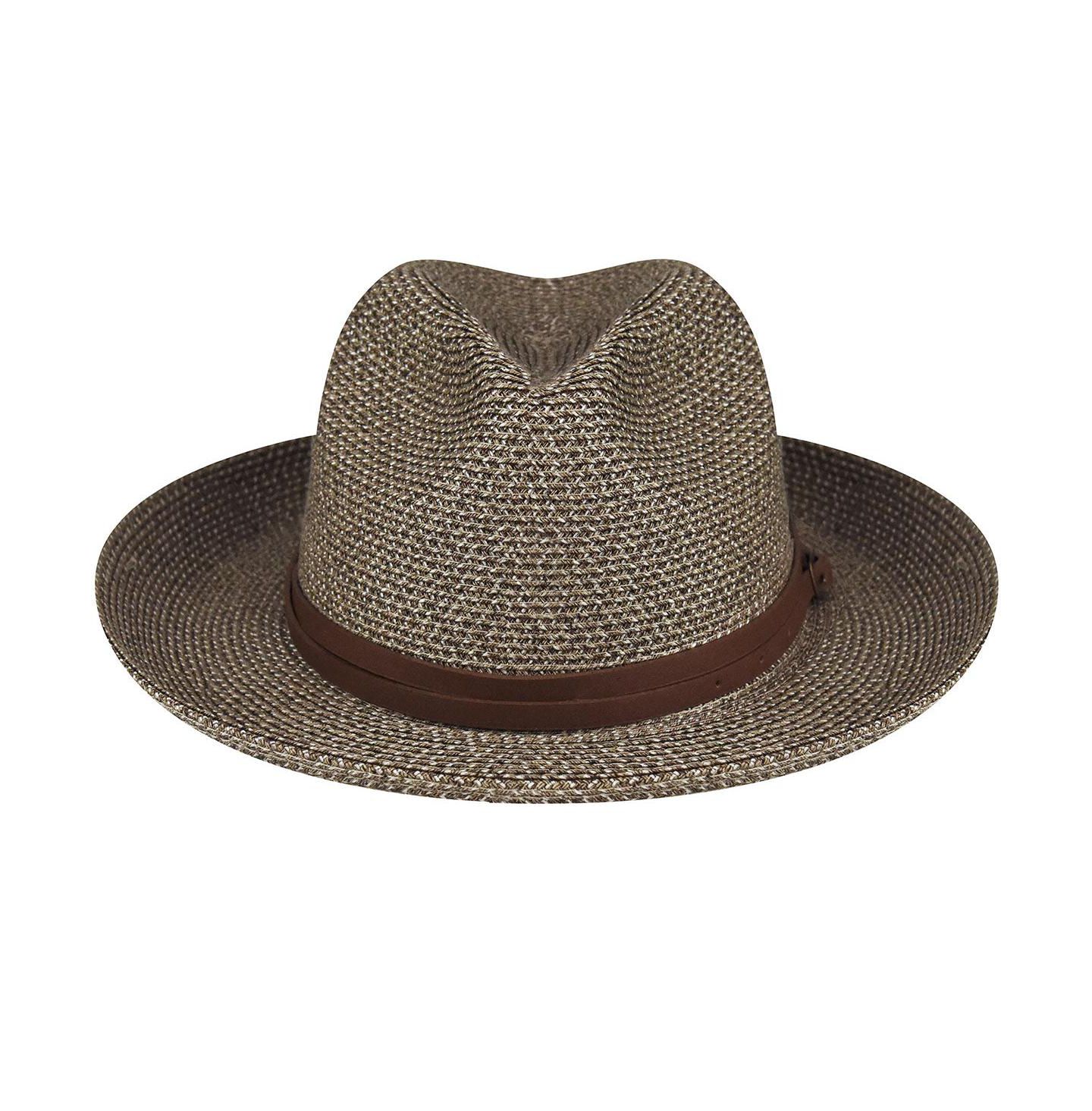 Мужские головные уборы Bailey 1922 Balans Roll Up Fedora, цвет: Серо-бежевый — фото 2
