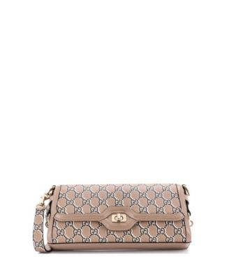 Small Luce Shoulder Bag Optical GG Printed Leather