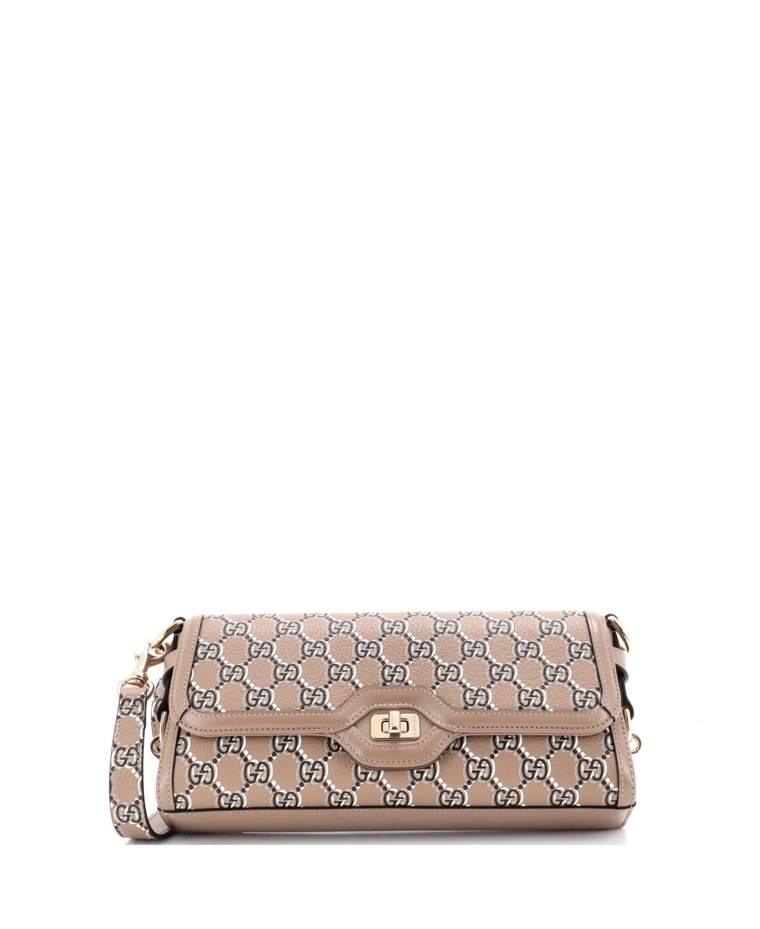 Small Luce Shoulder Bag Optical GG Printed Leather