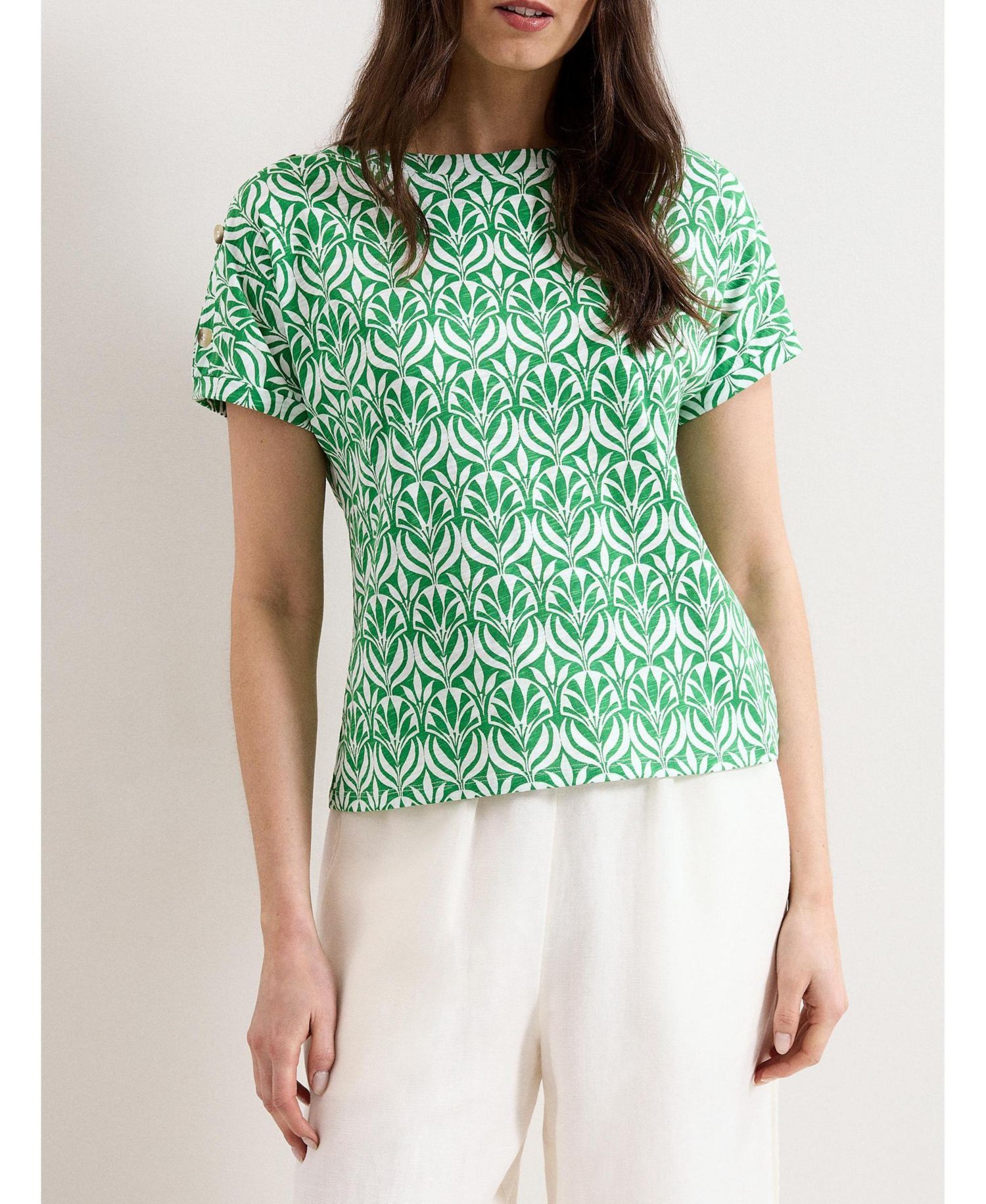 Women's Suzie Short Sleeve Boat Neck Top