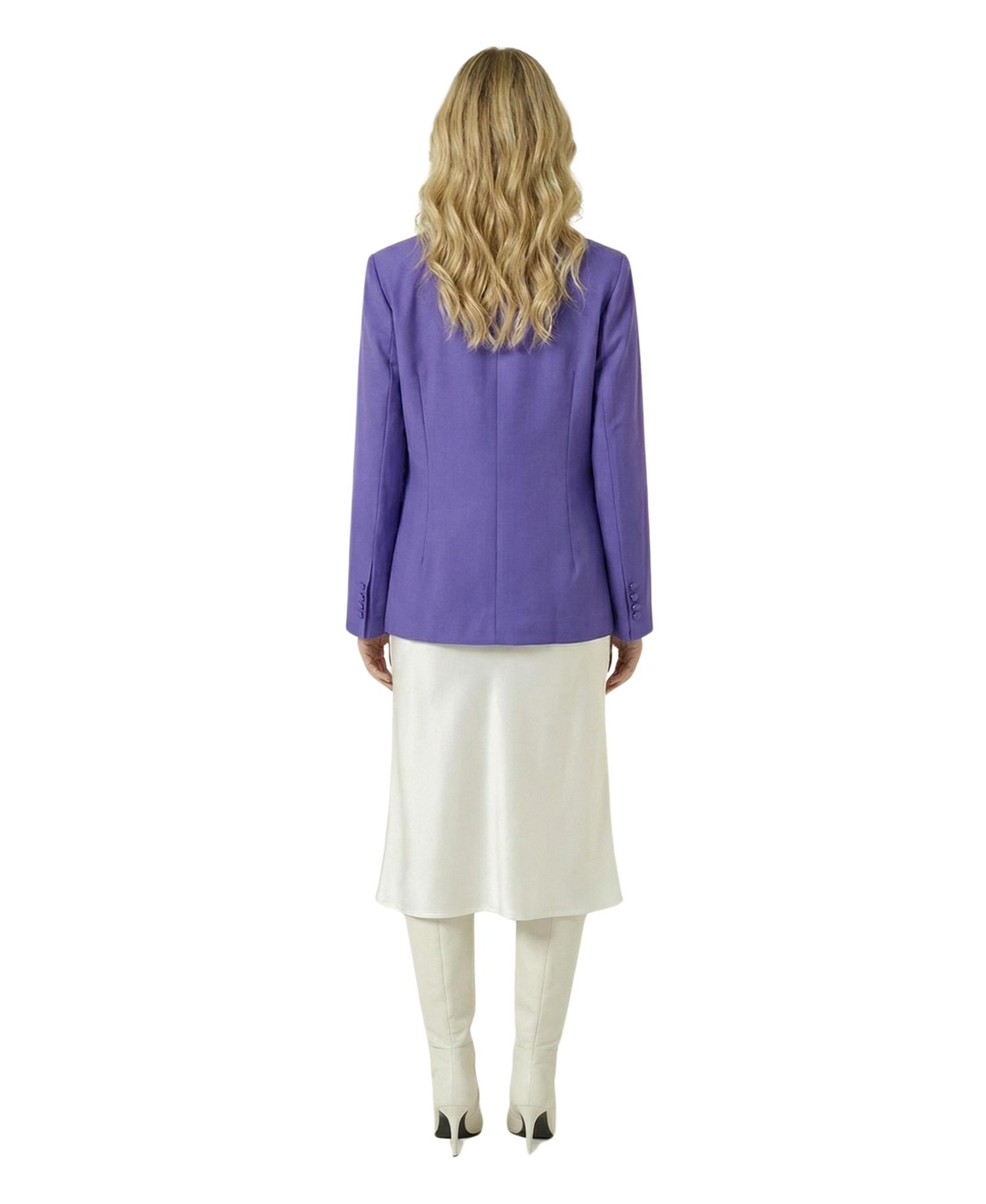 Women's 3D Floral Applique Structured-Fit Blazer