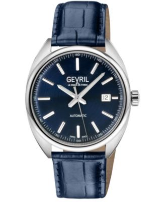 Men's Five Points Swiss Italian Leather Strap Watch