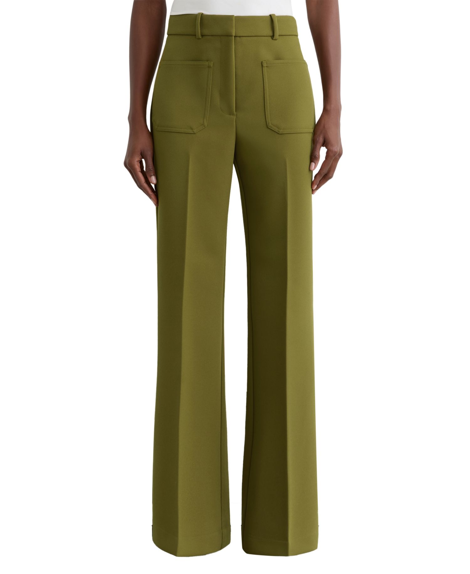 Women's Priya Twill High-Rise Flared Pants