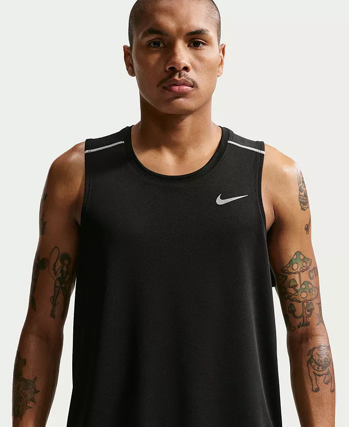 Men's Miler Dri-Fit Running Tank Top - thumbnail 2