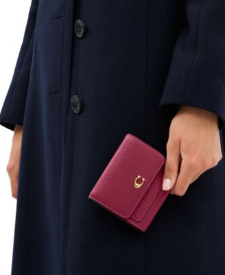 Mila Small Leather Flap Wallet 