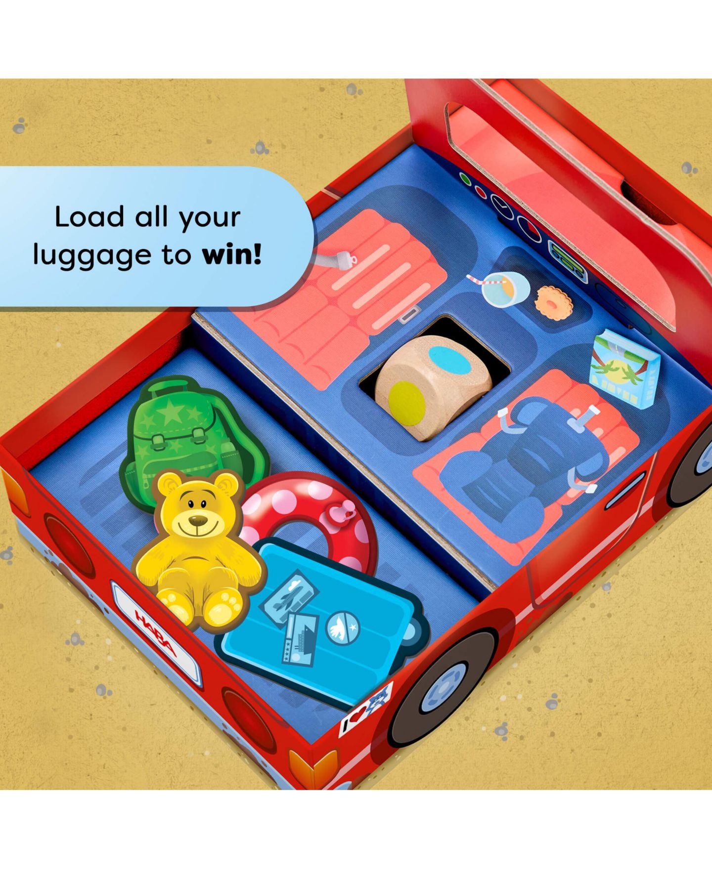 Детская настольная игра Haba Hello Vacation Color-Matching Board Game, Ages 2+, цвет: Красный — фото 6