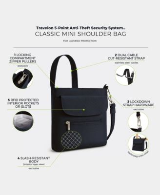 Anti-Theft Classic Mini Shoulder Bag