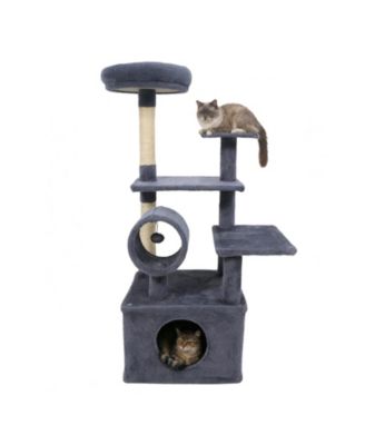Cat Tree 48 inch Multi-Level with Large Condo and Perch