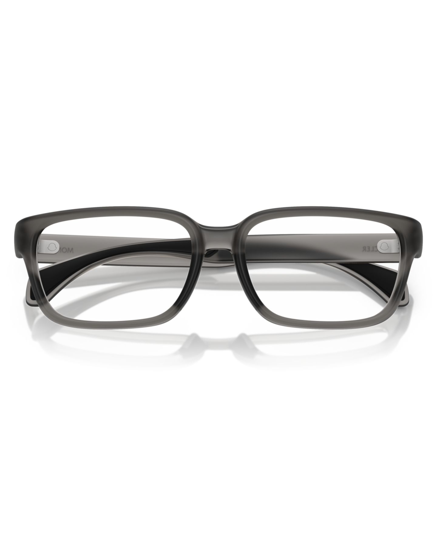 Очки Moncler Rectangle Unisex Eyeglasses, ME3001, цвет: Матовый серый — фото 4