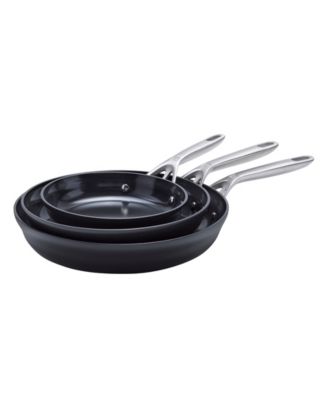 Motion Hard-Anodized Aluminum 3-Piece Fry Pan Set