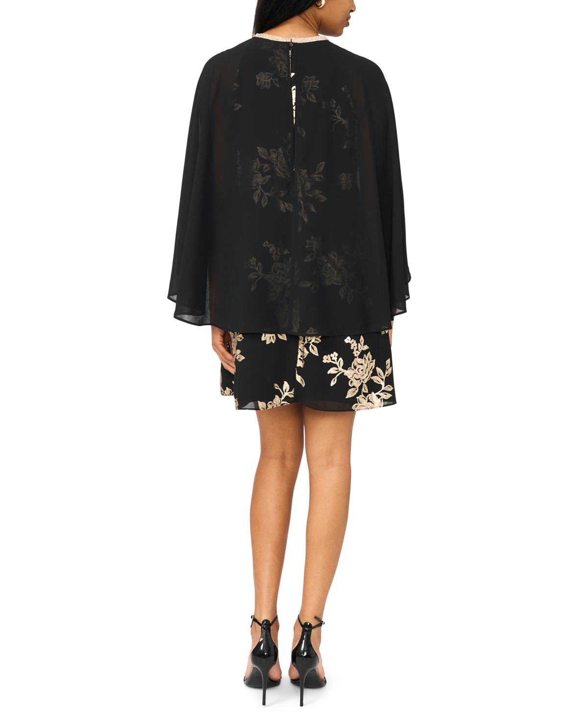 Msk Women's Printed Short Dress