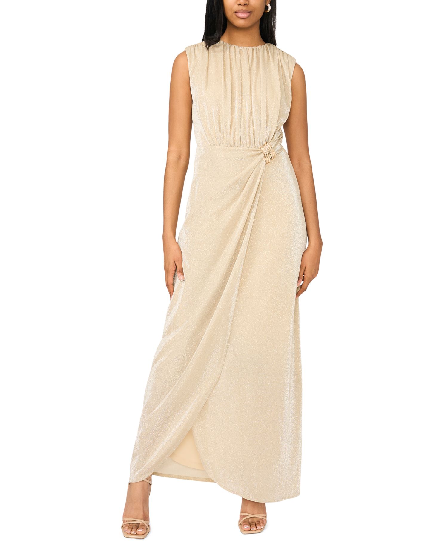 Women's Asymmetric Sleeveless Gown