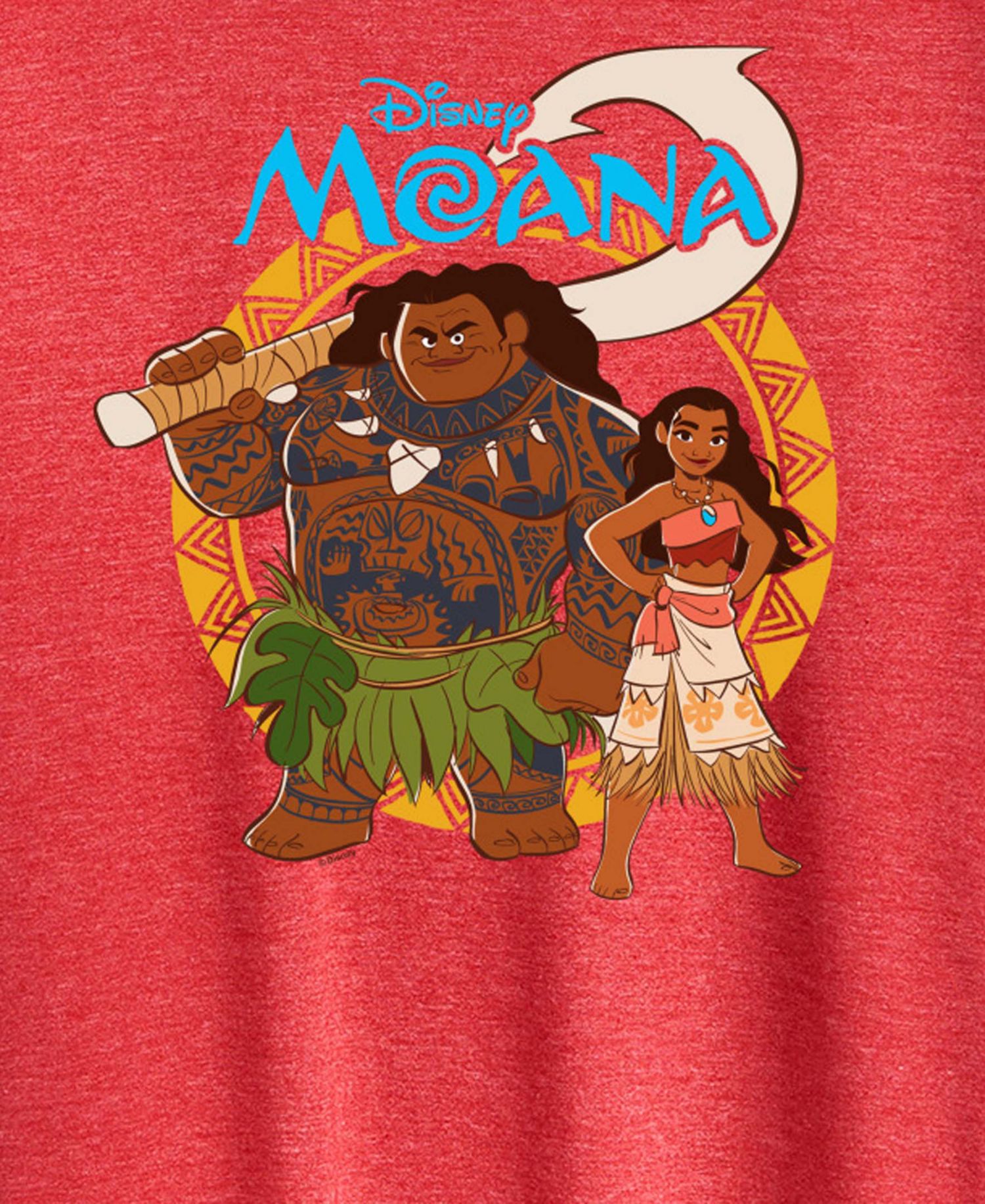 Plus Size Disney Princess Moana Maui Short-Sleeve Graphic T-Shirt