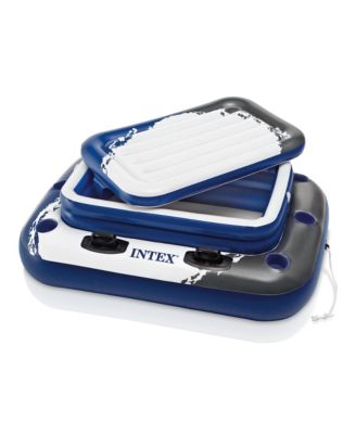 Prism Frame 20ft x 52in Above Ground Pool, Lounger Float (2 Pack) & Cooler