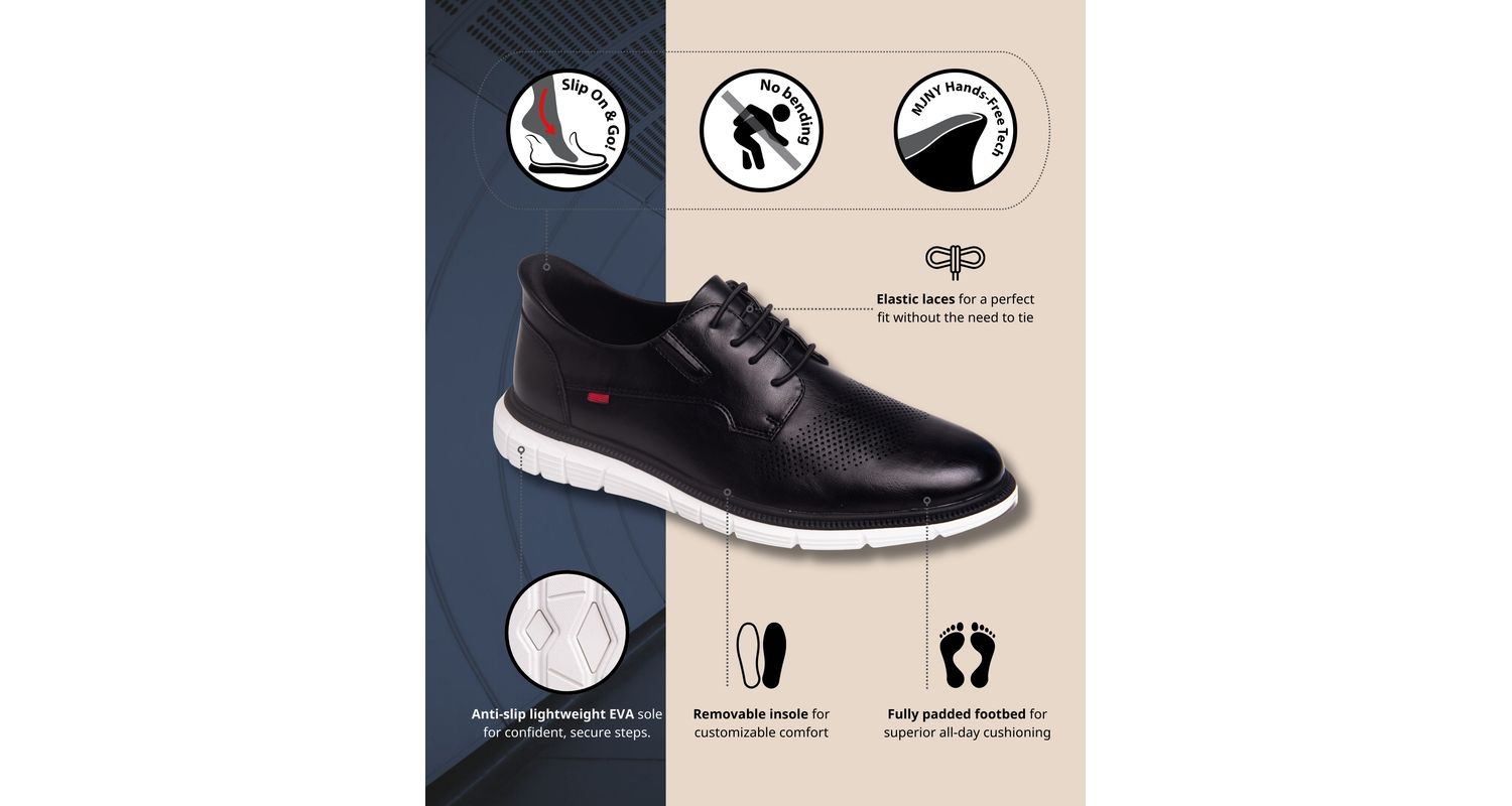 Edward Street Hands-Free Slip On Technology Perforated Oxfords