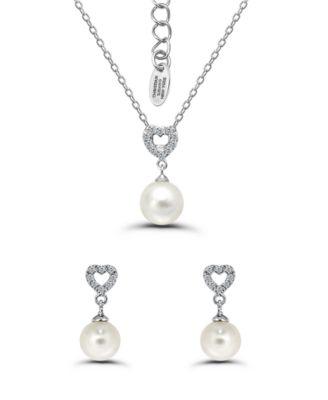 Christian Siriano New York 2-Pc Silver-Plated Open Heart Post Drop Earrings and Heart Slide Necklace Set - Silver 24$