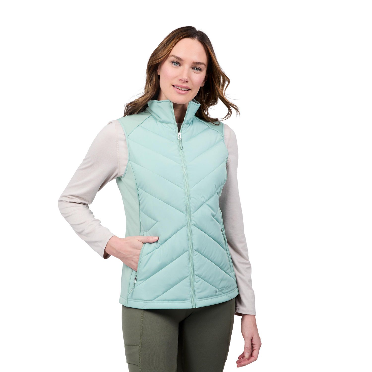 Women's Quilted Hybrid Vest