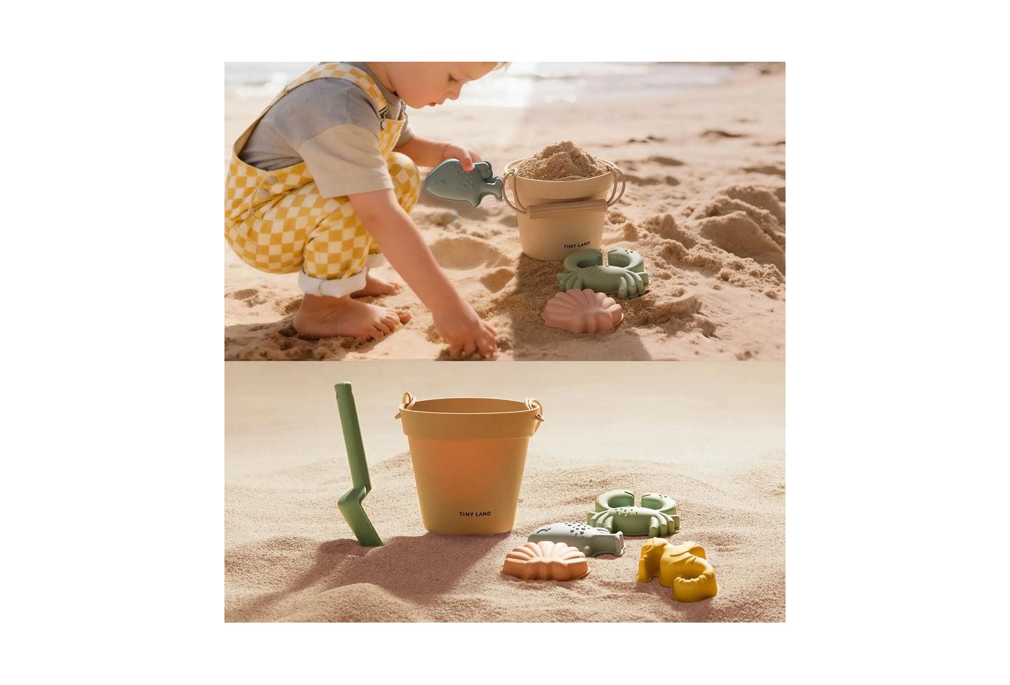 Детские игрушки Tiny Land One-Stop Beach Tent Set - Play Tent for Outdoor Fun, цвет: Зелёный — фото 3