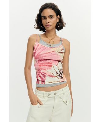 Women's 2-in-1 Strappy Top