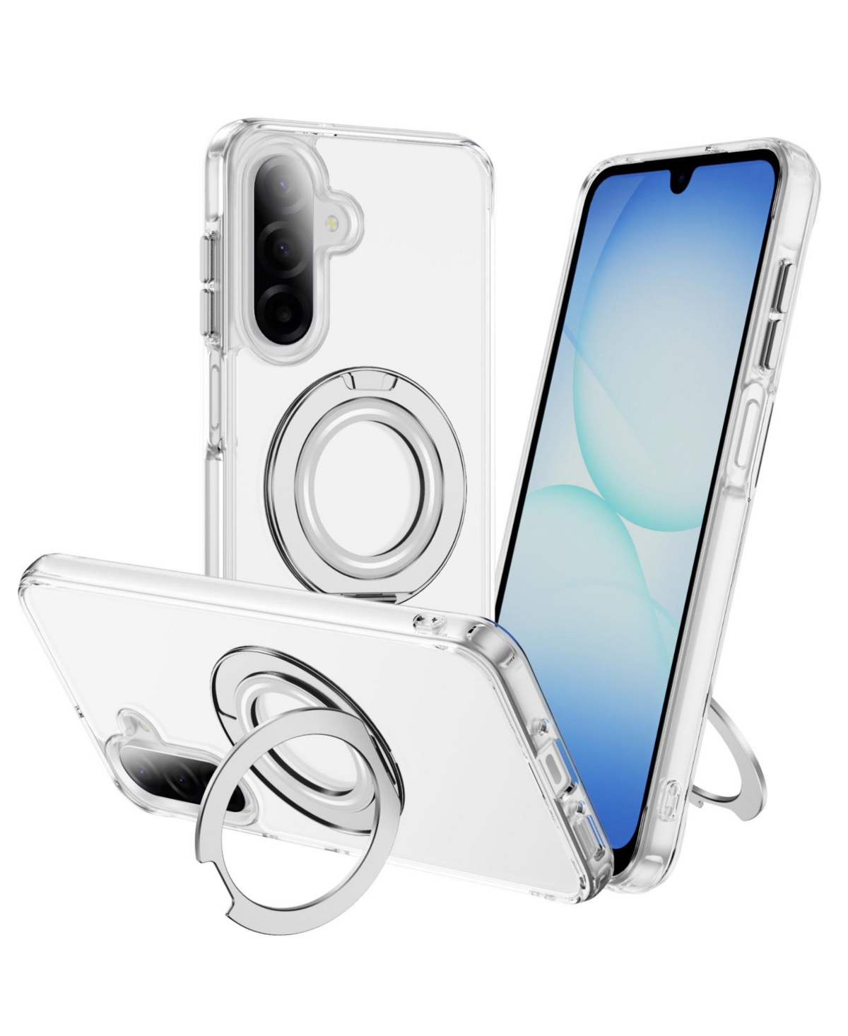 Alpha Digital Samsung Galaxy A17 5G Case: Magnetic Ring Stand, Shockproof - Open Miscellaneous