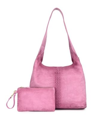 Hydrangea Medium Vintage Ombre Hobo Handbag