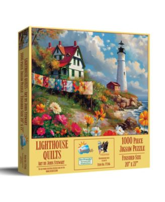 Lighthouse Quilts 1000 piece Jigsaw Puzzle for Adults