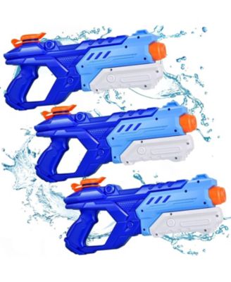 3-Pack Water Blaster Soaker Long Range Pool Beach Outdoor Fighting
