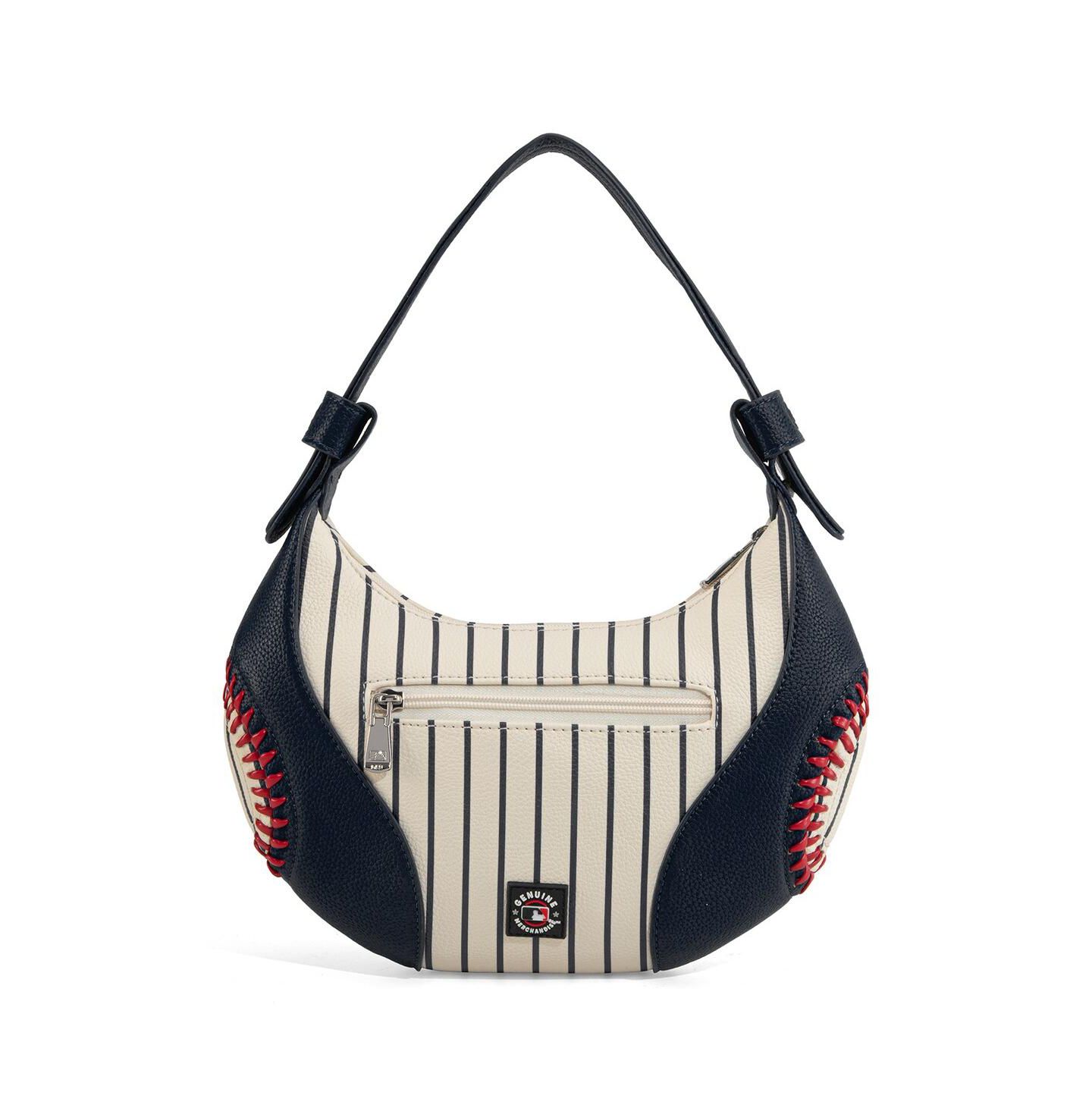 Женская сумка Montana West New York Yankees White Shoulder Hobo — фото 2