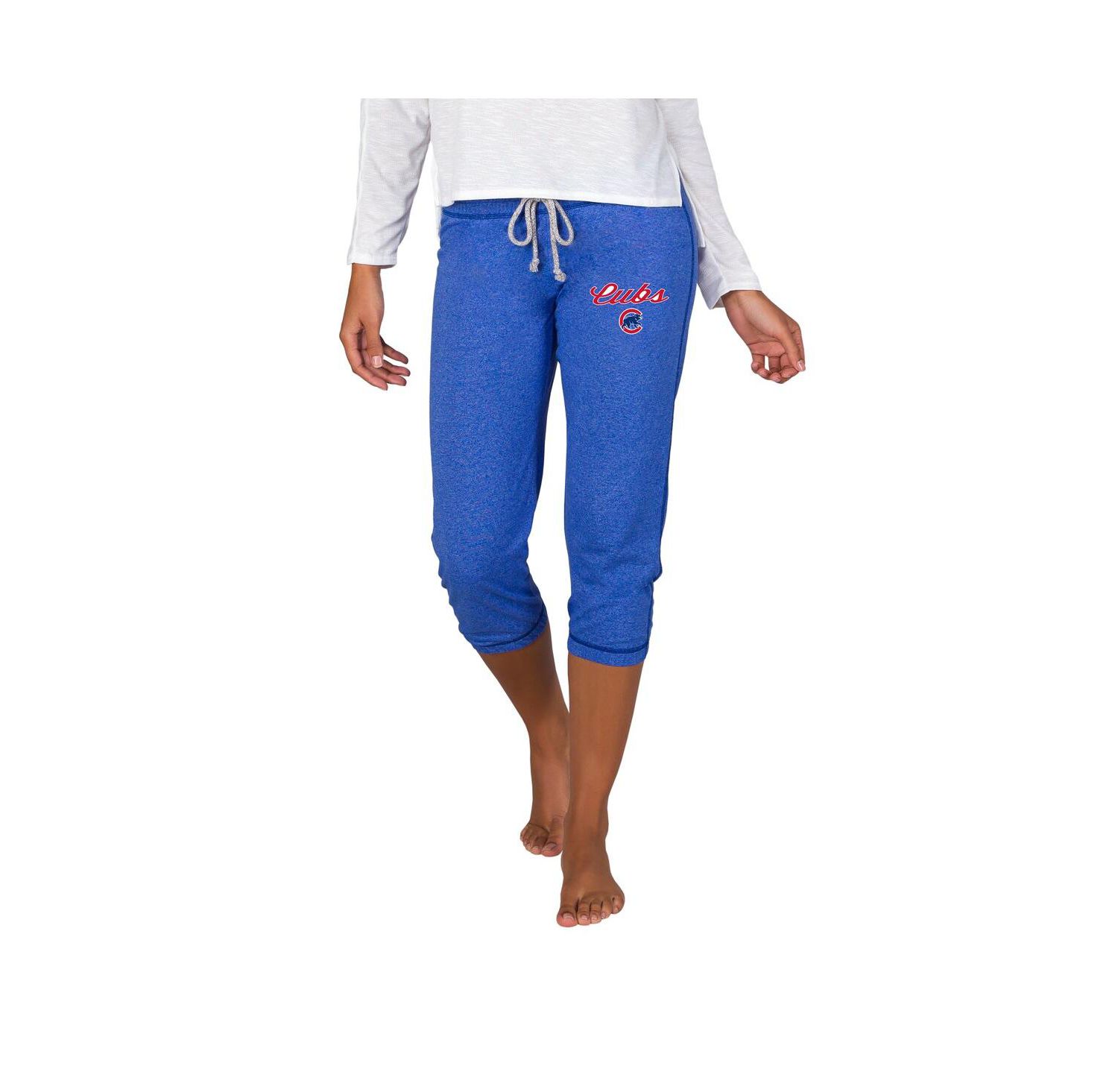 Women's Royal Chicago Cubs Quest Knit Capri Pants