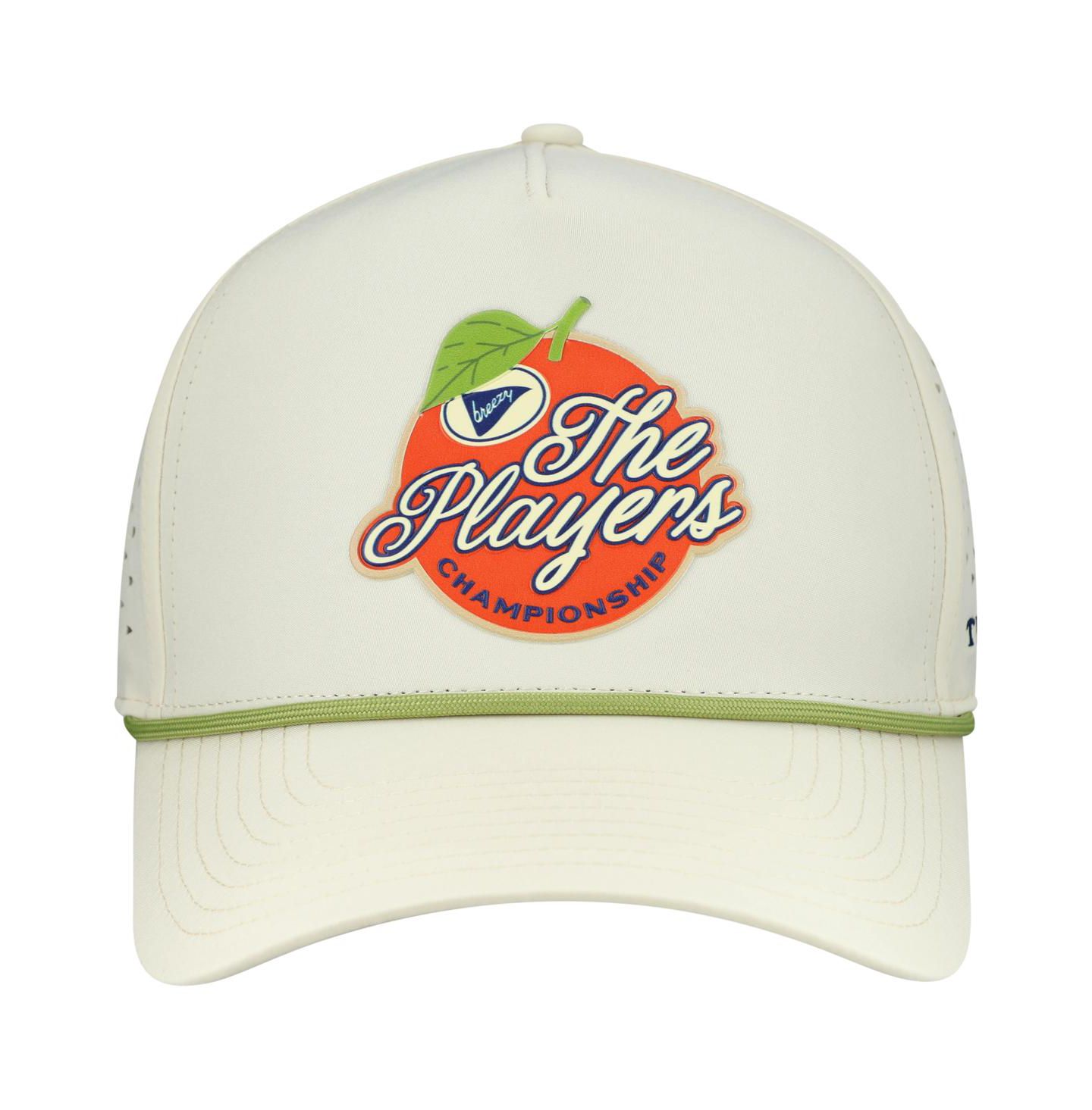 Мужская кепка Breezy Golf Cream the Players Orange Performance Adjustable Hat — фото 4