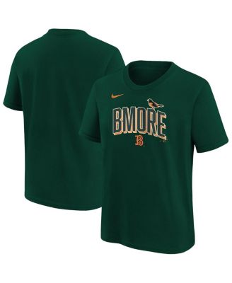 Big Boys and Girls Green Baltimore Orioles 2026 City Connect Wordmark T-Shirt