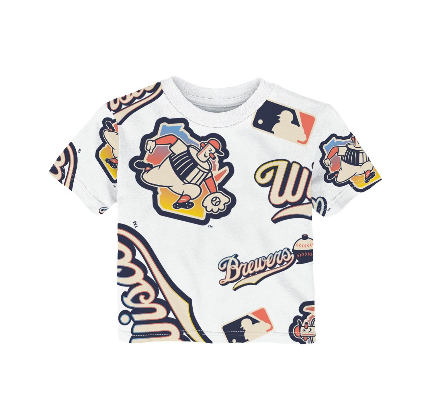 Baby Boys and Girls White Milwaukee Brewers 2026 City Connect Game Day T-Shirt