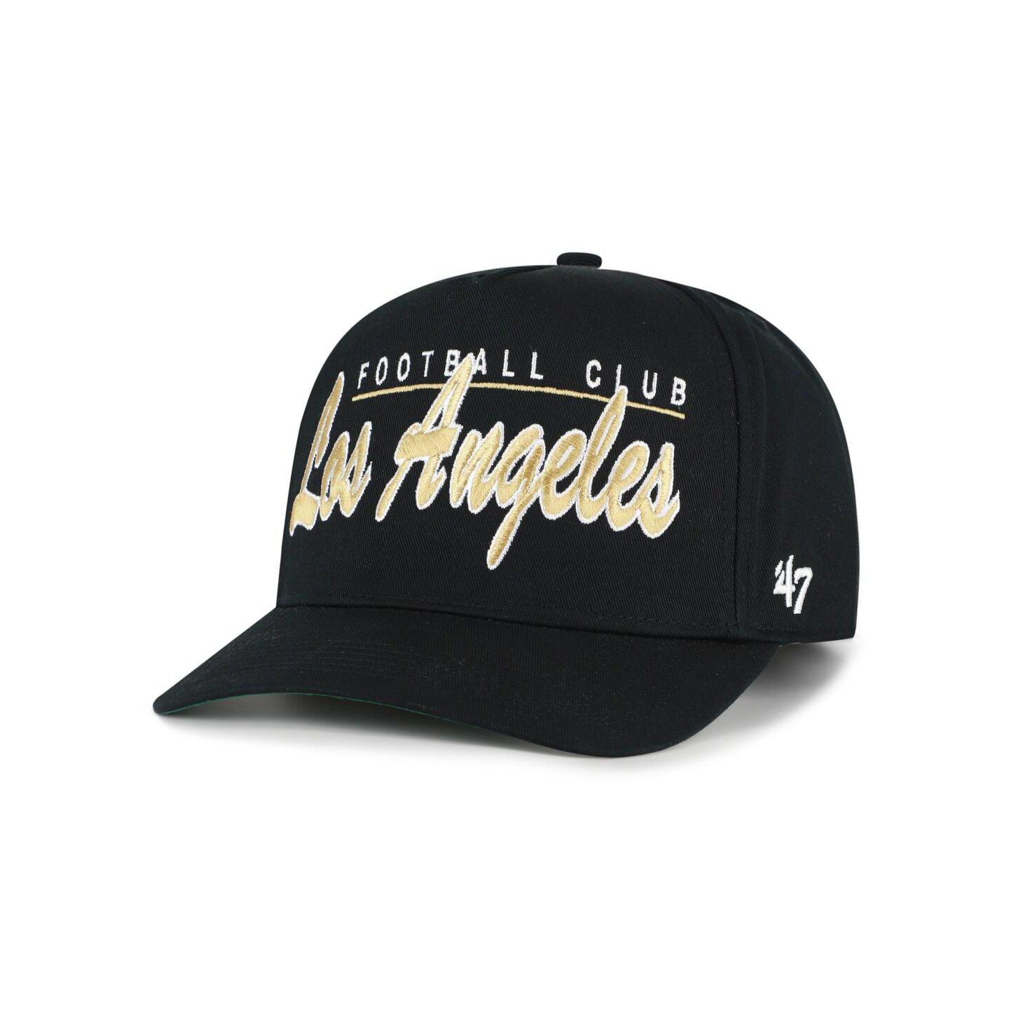 Мужская кепка '47 Brand Black Lafc Brush Mark Hitch Adjustable Hat — фото 3