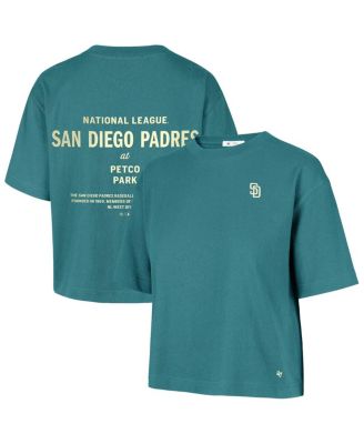 Women's Teal San Diego Padres Contemporary Basics Leon City T-Shirt